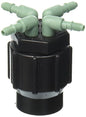 3-Pack Orbit 69025 Drip System 4-Port Watering Manifold for 1/4 Inch Tube - Efficient Garden Irrigation