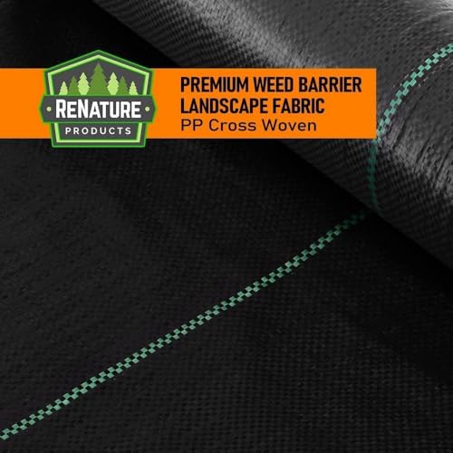 LAVEVE Heavy Duty Weed Barrier Landscape Fabric 3FT x 300FT - size: 3FT×300FT