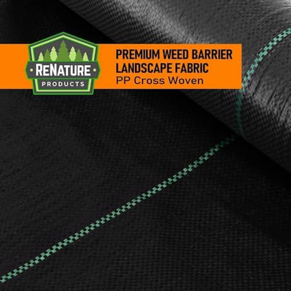 LAVEVE Heavy Duty Weed Barrier Landscape Fabric 4FT x 50FT - size: 4FT×50FT