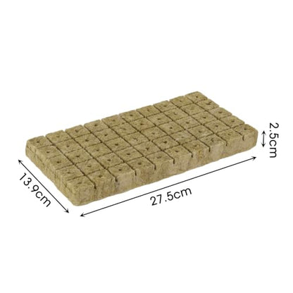 50pcs Planting Cubes Sponge Block Starter Plugs Stone Hydroponic Seed Block