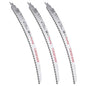 15 Inch Arc Curved Reciprocating Saw Blades 6TPI CR-V Steel 3 Pack