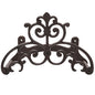 MyGift Brown Heavy Duty Cast Iron Outdoor Garden Water Hose Hanger - style: Vintage Scrollwork
