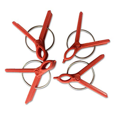 Suxgumoe Plants Graft Clips, 100PCS Plastic Round Mouth Grafting Clips Gardening Tool for Cucumber Eggplant Tomato Watermelon