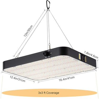 FECiDA 2026 Upgrade Professional 400W LED Grow Light, 400 Watt Actual Power - size: 400 Watt
