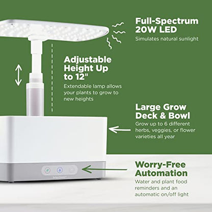 AeroGarden Harvest Indoor Garden Hydroponic System with LED Grow Light - color: Black, style: Harvest