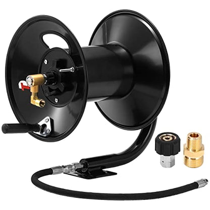Tool Daily Pressure Washer Hose Reel 150FTx3/8" / 300FTx1/4", 4000 PSI - size: 150 FT