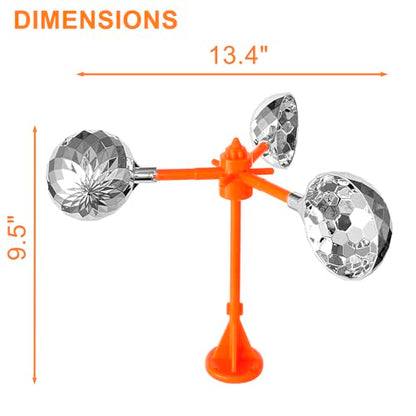 Bird Scare Reflective Device Bird reflectors to Keep Birds Away| - color: Dark Orange