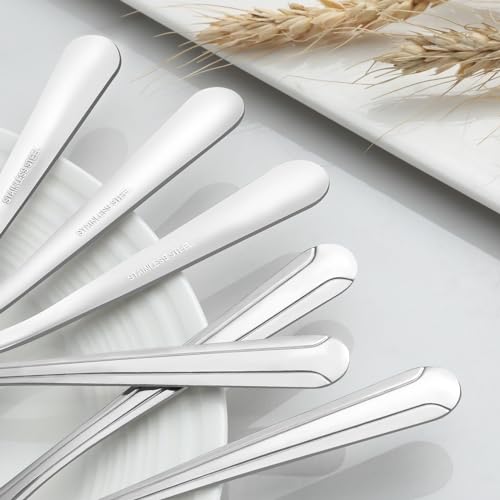 BEWOS 36-Piece Dinner Fork Set, 8.2-Inch Stainless Steel Silverware, Mirror Polished, Dishwasher Safe, For Home, Kitchen or Restaurant - size: 36 Pcs 8.2'' Dinner Fork