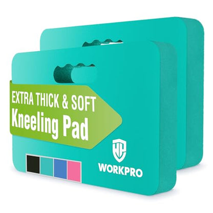 WORKPRO Extra Thick Kneeling Pad, 2 Pack, 17.5 x 11 x 1.5 in - color: Robin's Egg Blue, size: 2 Pack