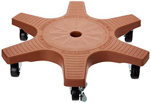 Bosmere 20" Plant Caddie - Heavy-Duty Rolling Plant Stand with Locking Wheels, 500 lb Capacity – Durable Plant Caddy for Indoor/Outdoor Use, Terra Cotta - color: Terra Cotta, size: 20"