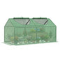 Outsunny 4' x 2' x 2' Portable Mini Greenhouse, Small Green House, Green - color: Green, size: 4' x 2' x 2'