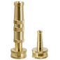 Twinkle Star Brass Heavy Duty Adjustable Twist Hose Nozzle Set - color: Nozzle Jet 1 Pack