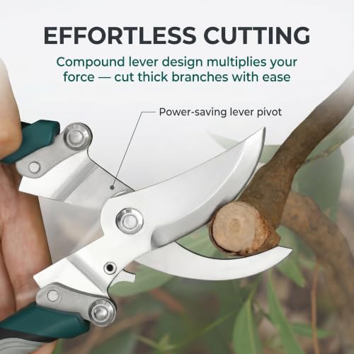 Foldable Pruning Shears, Stainless Steel Garden Clippers