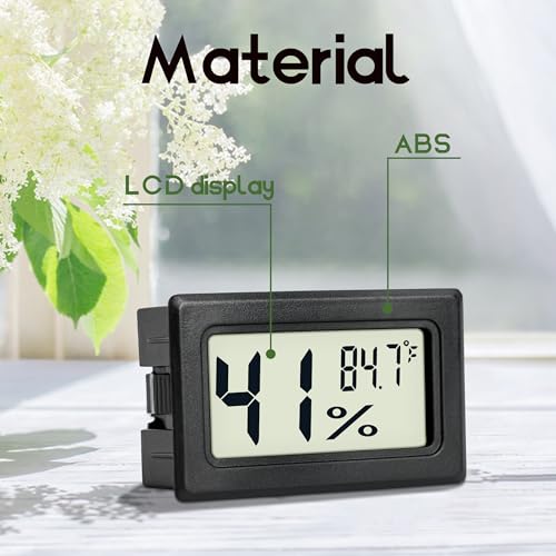 EWPJDK 6 Pack Mini Hygrometer Thermometer Indoor Humidity Meter Digital