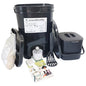 20L Bokashi Compost Bin, 5.28 Gallon Compost Bin for Kitchen Composter with Lid, Bokashi Start Kit with Bran (Tan & Dark Green) (20L/5.28GAL Black) - color: 20L/5.28GAL Black