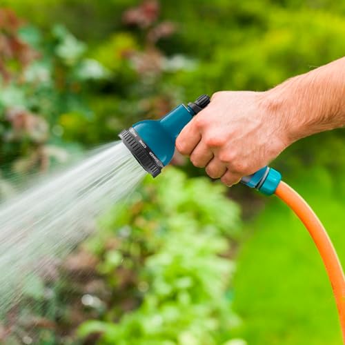 Besiter Garden Hose Nozzle Sprayer: 2 Pack 10 Watering Patterns Spray Nozzles Heavy Duty Hose Head Hose Attachment RoyalBlue - color: RoyalBlue