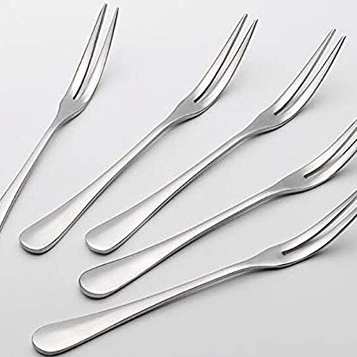 WARMBUY Small Stainless Steel Forks for Appetizer Dessert Party, Set of 12