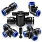 40PCS 5/16" Drip Irrigation Fittings, Quick Connect Drip System Parts - size: 40PCS 5/16" Connector Set