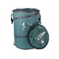Coghlan's Deluxe Durable Pop-Up Trash Can – Collapsible Garbage Bin with Zippered Lid, Bag Clips, and Anchoring Points for Camping, Home, and Outdoor Use – 29.5 Gallon - color: Green