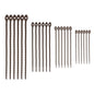 M METERXITY 48-Pack Adjustable Plant Ties, 4.7/5.9/6.7/8.2 Inch Silicone Flexible Multi-Function Garden Twist Tie for Crafts/Gift Wrapping/Gardening Plants, Reusable Support Twine [Brown] - color: Brown
