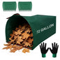 1 Pack 72 Gallon Reusable Yard Waste Bag + 1 Pair of Leaf Scoops