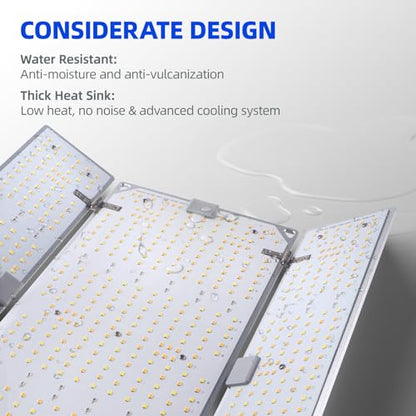 Barrina 4x4 Grow Light Panel, Full Spectrum, Dimmable, 200W, 1 Pack