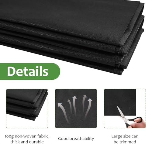 2 Pack Planter Liner, Raised Garden Bed & Planter Box Liner for Outdoor Use - size: 2 Pack 63"x114"