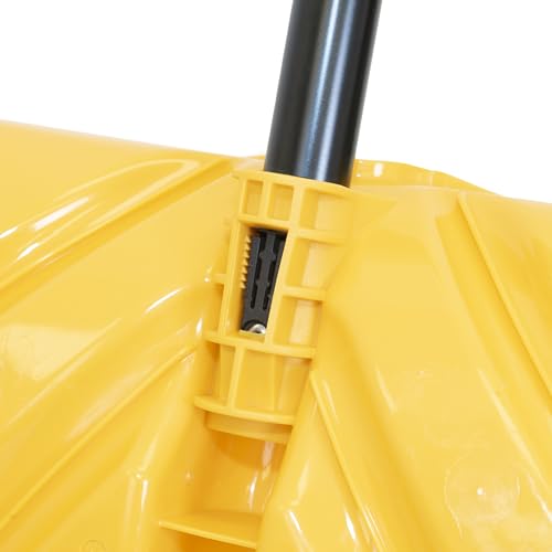 True Temper 18" Poly Folding Snow Shovel, Convenient Storage, Collapsible, Compact for Cars or Camping