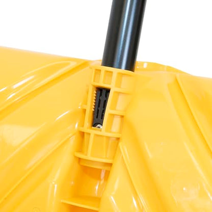 True Temper 18" Poly Folding Snow Shovel, Convenient Storage, Collapsible, Compact for Cars or Camping