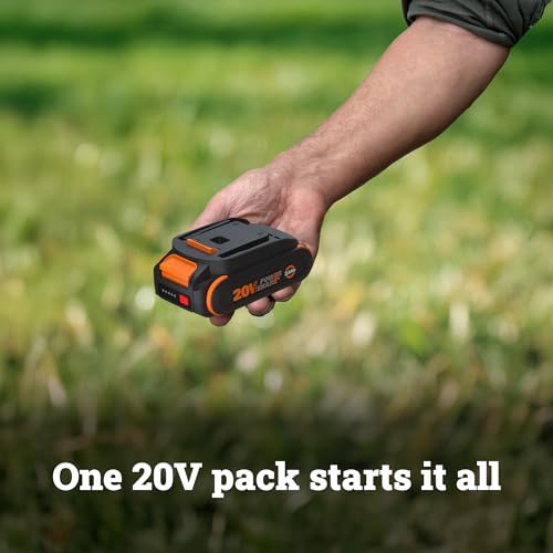 WORX Cordless Mini Chainsaw, 20V 5" Pruning Saw, WG326 - style: 5" 25 ft/s Pruning Saw 2.0Ah Battery