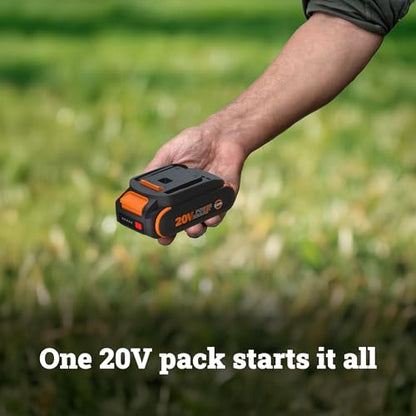 WORX Cordless Mini Chainsaw, 20V 5" Pruning Saw, WG326 - style: 5" 25 ft/s Pruning Saw 2.0Ah Battery