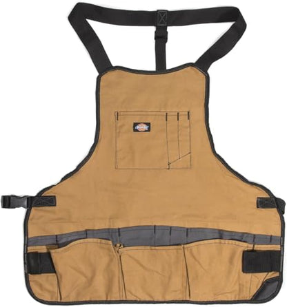 Dickies 16-Pocket Workshop Bib Apron - color: Tan, style: 1 Unit