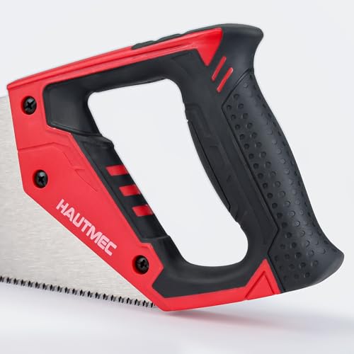 HAUTMEC 20" Hand Saw for Wood Cutting, Large Tree Saws for Logs, 8 TPI Aggressive Rough Crosscut & Rip Handsaw with Thick Blade for Trimming Woodworking Lumber - style: Plus 20"
