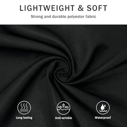 BOHARERS Kitchen Cooking Apron Unisex Adjustable chef apron with 3 pockets, 2 Pack Black - color: 02 Pack Long Black