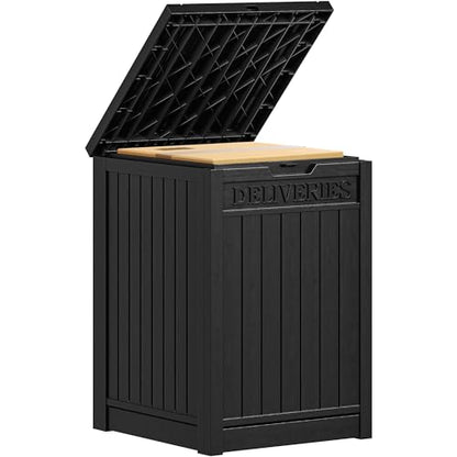 YITAHOME Resin Package Delivery Box 51 Gallon - color: Black