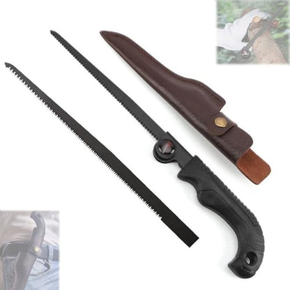 Hand Saw with Sheath, Retractable Blade for Gardening Camping