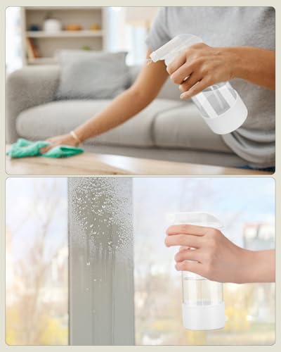 Glass Spray Bottles 8 oz, 2 Pack Spray Bottle for Hair with Silicone Sleeve - color: Black&White, size: 2 Pack