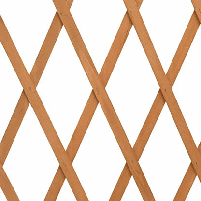 Gecheer Garden Trellis Fence, Expandable Design Solid Firwood Panel, 70.9in x 39.4in, for Garden Border and Climbing Plants Support