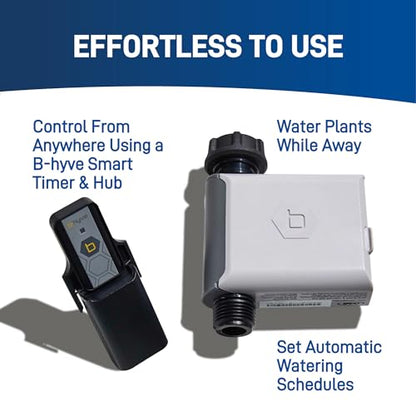 Orbit 50022 Medium-Area 1-Zone All-in-One Automatic Watering System with B-hyve Smart Hose Watering Timer and B-hyve Smart Wi-Fi Hub - style: Small Area with Wi-Fi