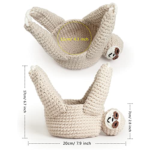 Evbopa Sloth Gifts Sloth Plant Hanger Plant Gifts Macrame Hanging Planter - size: 1 Pack