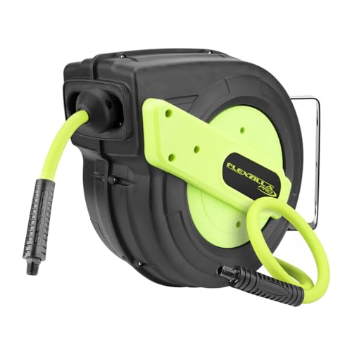 Flexzilla Flexzilla Pro Enclosed Plastic Retractable Air Hose Reel, 3/8" x 50'