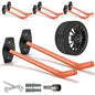 8 Pack 10-Inch Tire Wall Mount, Heavy Duty Garage Hooks, Orange - color: 8 Pack – Orange