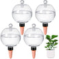 4 Pack 26 oz Extra Large Plant Self Watering Globes Top Fill - size: 4 Pack