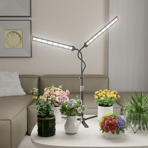 GooingTop Grow Light for Indoor Plants,Height 10-32'' with Dimming & Timer - size: 99Watts