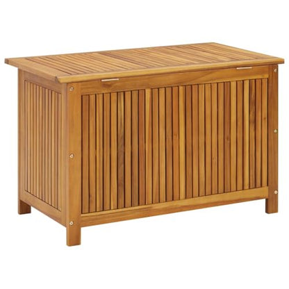 vidaXL Garden Storage Box 35.4"x19.7"x22.8" Solid Wood Acacia - size: 35.4" x 19.7" x 22.8"