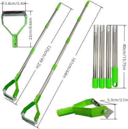 GLOGLOW Stirrup Hoe Replacement Head, Carbon Steel, Green - color: Green
