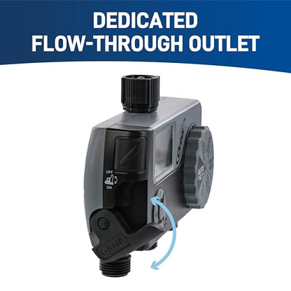 Orbit Programmable Digital Hose Watering Timer, 3 Outlet, Black - 56233 - size: 3 Outlet (2 Digital, 1 Manual)