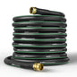 GreatBuddy 100 ft Garden Hose, Flexible Rubber Water Hose 5/8" - size: 100ft