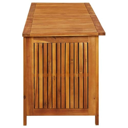 vidaXL Patio Storage Box 68.9"x19.7"x22.8" Solid Acacia Wood - size: 68.9" x 19.7" x 22.8"