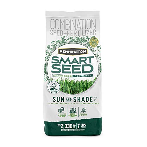 Pennington Smart Seed Sun and Shade Mix North Grass Seed, 7 lb - size: Sun & Shade North,7lb